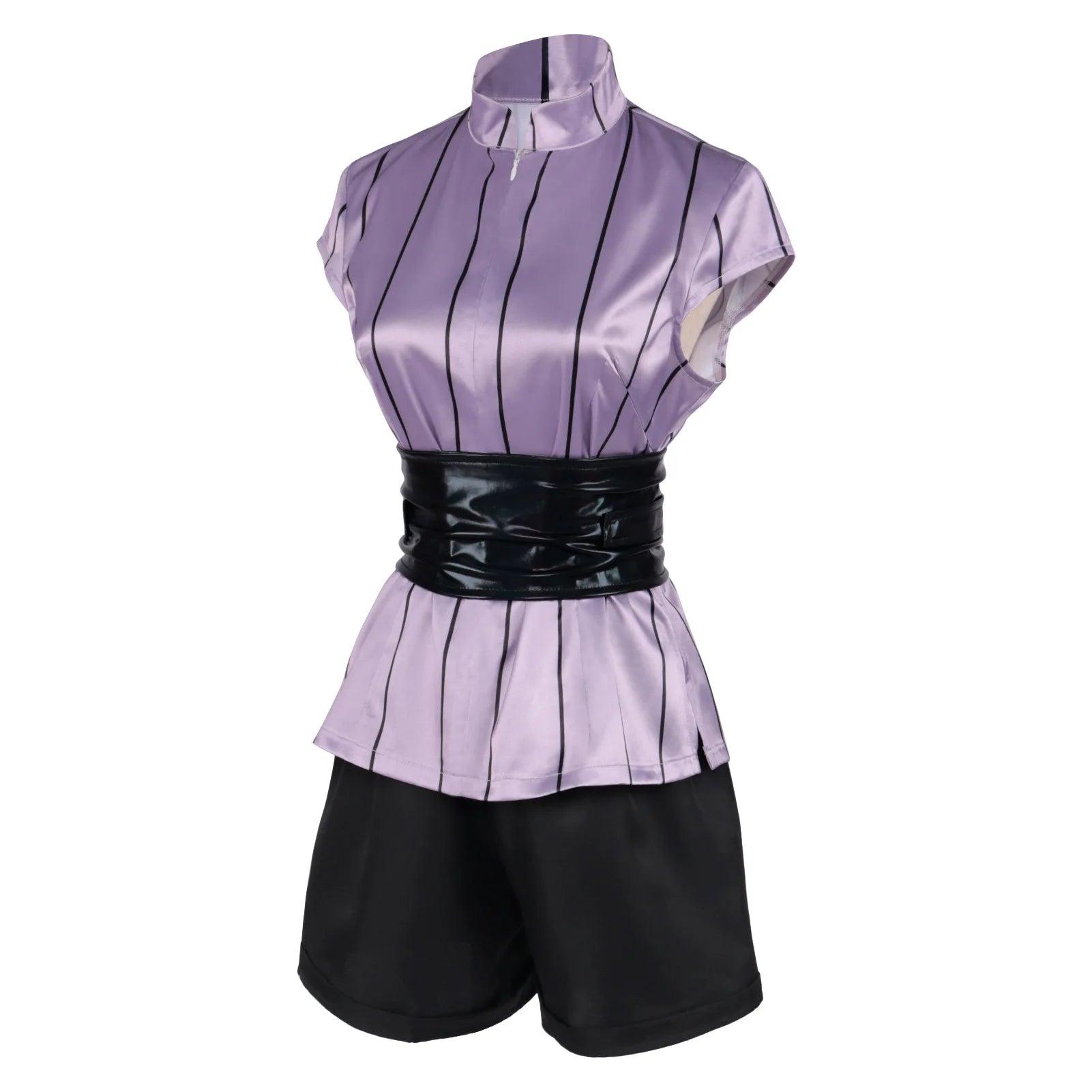 BEIGE Cartoon Anime Hyuuga Hinata Cosplay Costumes Uniform Hat Black Mesh Lingerie Top Mesh Short T-Shirt Anime Costumes