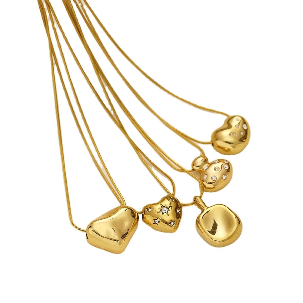 Quality Assurance 2025 Stainless Steel Gold Plated Jewelry Fashion Jewelry Necklace for Women