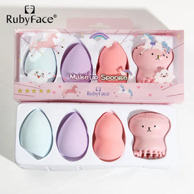 Rubyface Wholesale Stock Latex Free Makeup Sponge Blender Egg Makeup Powder Puff Beauty Cosmetics Puff