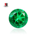Baifu Jewelry Wholesale Price Emerald Round Green Nano Gems
