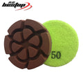 Customizable 3-Inch Copper Bond Flower Type Polishing Puck OEM Supported Abrasive Pad for Concrete