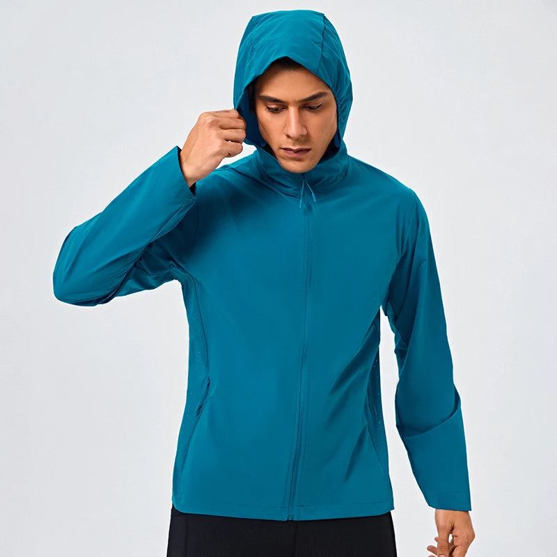 Workout Men Lightweight Athletic Gym Wear Running Jacket for Men