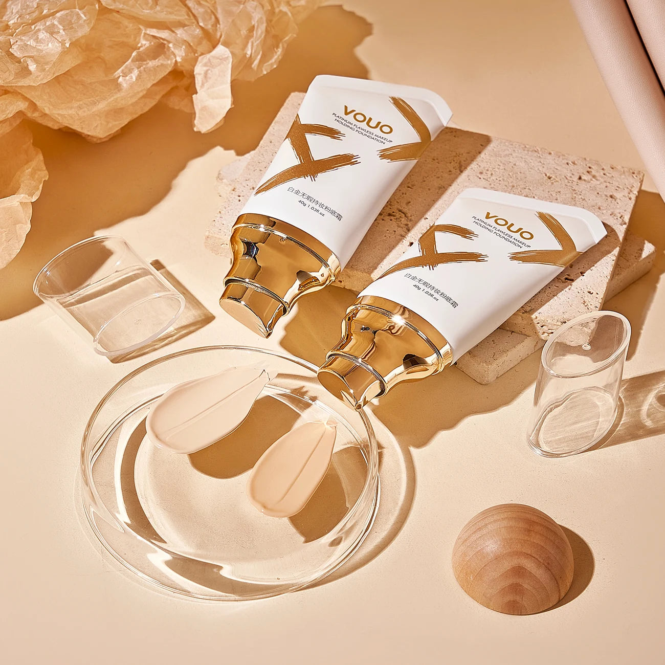 OEM ODM Long Lasting Mineral Matte Full Coverage Liquid Foundation Waterproof Concealer with Hydrating Moisturizer Cream Form