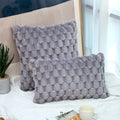 Amity Luxury Modern Fluffy Plush Soft Solid Color Square Pillow Covers Home Decorative Sofa Cushions Cover