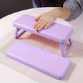 Folding Nail Arm Rest Manicure Salon Hand Pillow Portable Soft PU Nail Hand Pillow