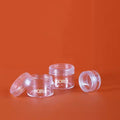 Transparent PS Cosmetic Container 2G Small Plastic Bottles Empty Concentrate Packaging Clear Cap OEM/ODM Acceptable Model PJ87