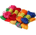 2.5mm Waxed Nylon Cord Handmade Rainbow Thread Material for Customizable Bracelets Bags Garments Shoes Home Textiles