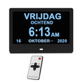 2024 European Market Best Selling Digital Calendar Date Clock 7 Inch Dementia Clock With Medicine Reminder