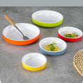 Round Plastic Kitchen Tableware Custom Soy Sauce Dish Melamine Korean Serving Dishes