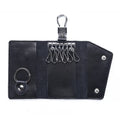 Factory Price Leather Keychain Men Women Key Holder Organizer Pouch Car Key Wallet Housekeeper Key Case Mini Card Bag