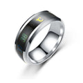 Customized Titanium Steel Temperature Measuring Ring New Technology Intelligent Sensor Body Temperature Trendy Stainless Steel