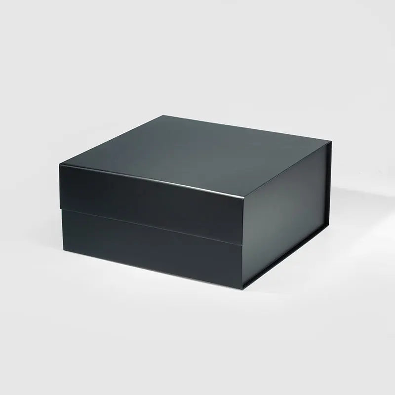 Fast Shipping Luxury square Black Mobile Phone Magnetic Closure Packaging Box