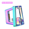 OEM Litepro Aluminum Alloy Backpack Holder Adjustable Split Pig Nose Pad Birdy Folding Bicycle Front Shelf Carrier for Brompton