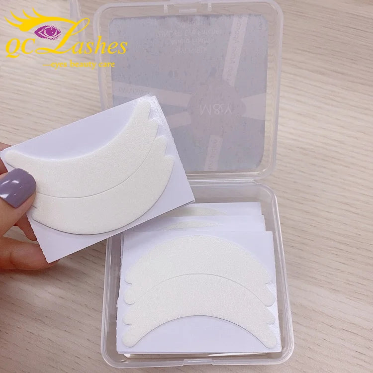 Custom Private Label Butterfly Foam Eye Pad Lint-Free Microfoam Gel Lash Patch for Eyelash Extension OEM Factory Sheet