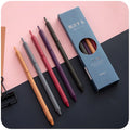 Retro Solid Color Gifts New Set Extra Fine 0.5mm Pencils Inks Retractable Gel Ink Pens for Adult Coloring Books Craft Doodling