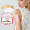 Custom Logo Brightening Skin Body Care Cream Elasticity Hydrating Whitening Strawberry Body Butter Lotion