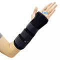 HKJD Soft Adjustable Compression Wrist Brace with Thumb Support for Carpal Tunnel-Black Sizes S/M/L