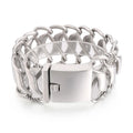 KALEN 220mm Unisex Fashion Polished Stainless Steel Original Links Bracelet