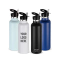 Double Wall Vacuum Stainless Steel Water Bottle Insulated Sports Bottle with Straw