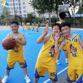 PP Plastic Suspended Interlocking Flooring Tiles with Cushion Outdoor Basketball Linghan Sports
