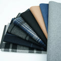 Hot-selling 45%W 30%P 25%V Woolen Tweed Fabric  for Clothing Plain Plaid Checks
