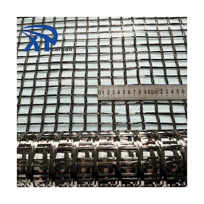 Factory Price Composite Carbon Fiber Mesh for Concrete Reinforcement 20mm 40mm Customized Size Carbon Fabric