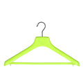 Men's Yellow Eco-friendly PS Garment Display Hanger Chrome Hook ISO9001 Certified Multifunction Injection-Molded for Clothing-yy