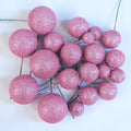 Factory Wholesale New Glitter Faux Balls Cake Decoration Gold Silver Black Red Balls