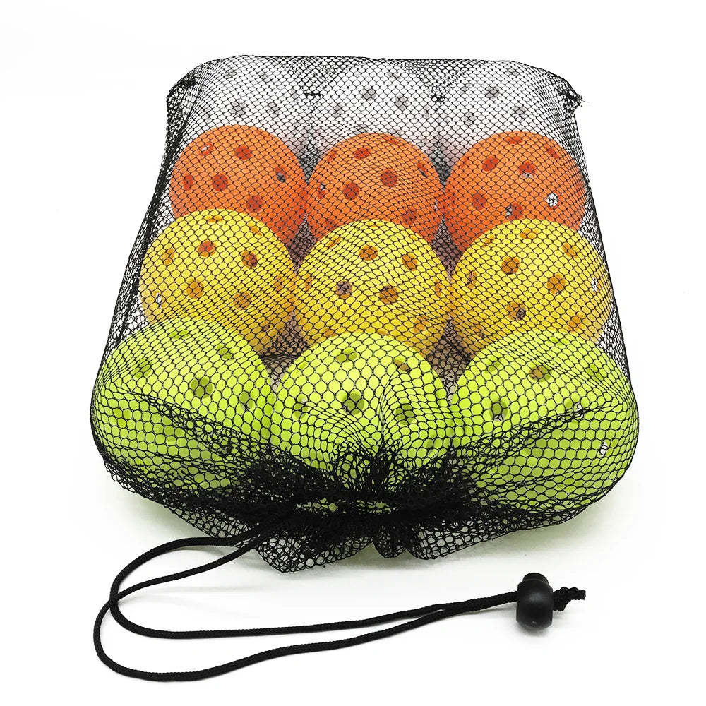 Customized Logo 12-Piece Set USAPA 40 Holes Pickleball Balls Colorful Hollow Golf Balls for Family Sports Entertainment Sports