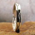 CAOSHI Bridal Accessories Wedding Band 925 Silver Plated Zircon Rings Simple and Delicate Finger Zircon Rings Women