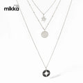 New Arrival Fashion Round Brand Eight-pointed Star  Pendant Multi Necklace Set Layered Necklace Jewelry for Women