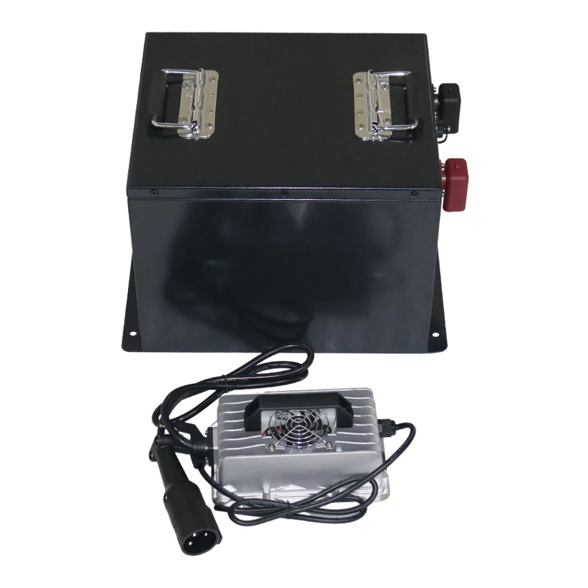 High Energy LiFePO4 Battery Pack 48V 60ah 100ah 200ah Lithium Ion Battery for Golf Cart/EV/RV with Bluetooth Battery Gauge
