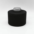 HONGYU 200ml round Glass Aroma Diffuser Bottle with Reed Sticks Black Screw Cap Seal for Room Sprays Wholesale Glass Bottles