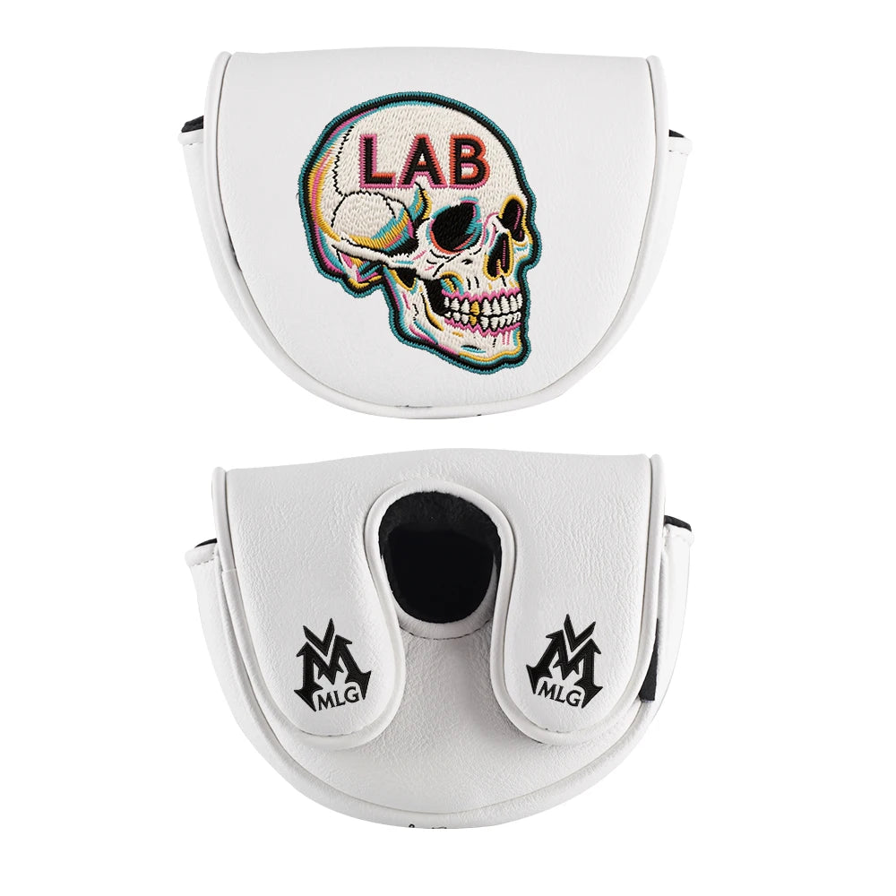 Custom Design Logo Shape PU Leather Golf Mallet Putter Head Covers for LAB