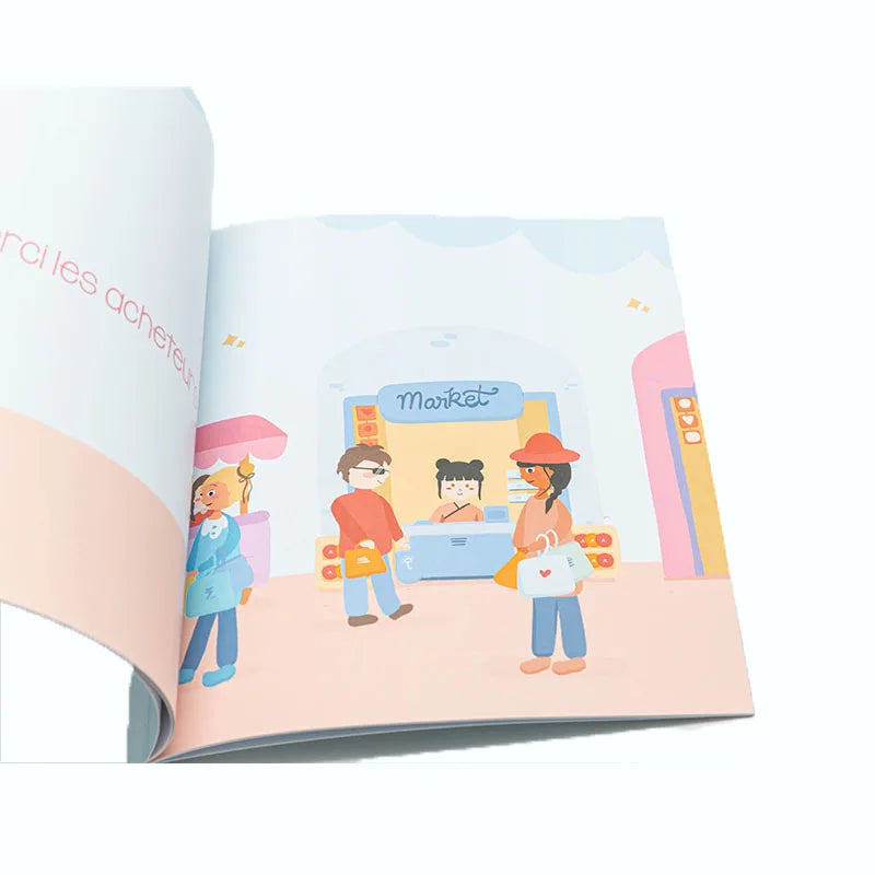 China Factory Customized Kids Comic Book Printing Soft Cover Paperback with Offset Paper & Kraft/Art Paper