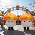 360 Custom Cartoon Mascot Advertising Inflatables Mushroom Costume Character for Advertising