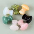 Natural Quartz Mushroom Crystal Face Roller Rose Quartz Amethyst Gua Sha Set Mushroom Guasha Eye Body Massager Products