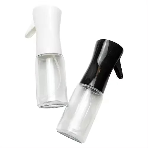 Best-Selling 200ml Glass Bottle Kitchen Oil Pump Sprayer Grill BBQ Olive Dispenser with Basting Brushes for Cooking