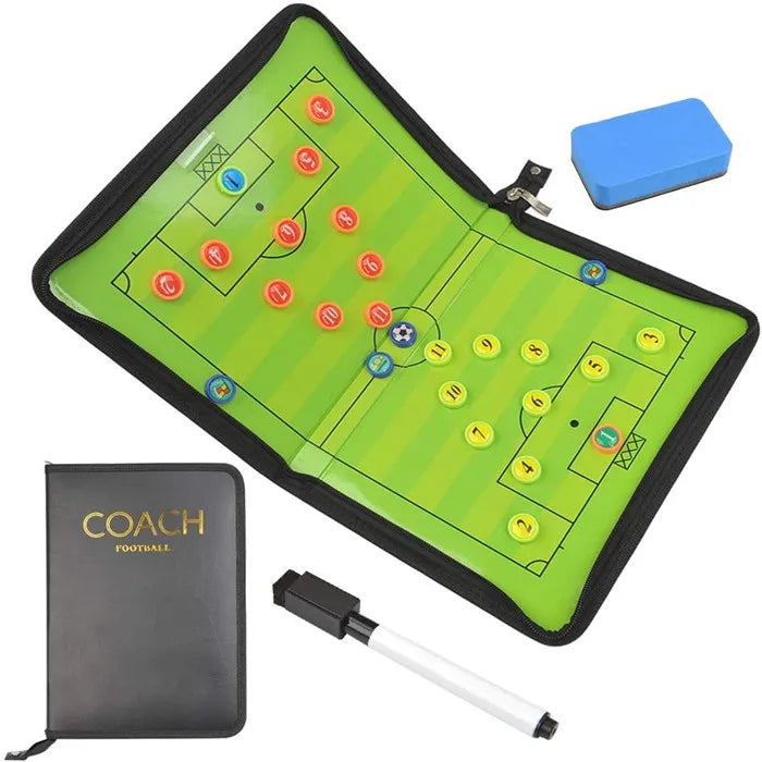 Wholesale Foldable and Portable Magnetic Soccer Tactic Board Dry Erase Marker Eraser Training Equipment for Football Coaching