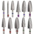 3/32" Manicure Acrylic Gel Removal Nail Drill Bits Carbide Milling Cutter Professional Nail Polishing Drill E-file Accessories