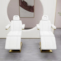 Gold Stainless Base Luxury Salon Bed Modern 3 Motor Massage Table Electric Beauty Center Bed for Salon