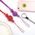 Factory Price Mobile Phone Straps 2 in 1 Multi-functional Detachable Lanyard Line Cord Factory Neck Lanyard Finger Strap