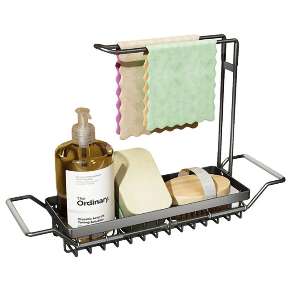 Household Kitchen Mesa Airing Dishcloth Rack Receiving Rack Towel Washing Dish Cloth Draining Water Dishcloth Drying Rack