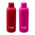 Portable Leak Proof Insulated Water Bottles Stainless Steel Sports Jug Travel Termos Camping Canteen Rubber Vacuum Thermos Flask