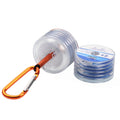 Fly Fishing Tippet Line Clear Nylon Fly Fishing Line Aluminum Alloy Tippet Holder Trout Bass Fishing Tackle Accessories