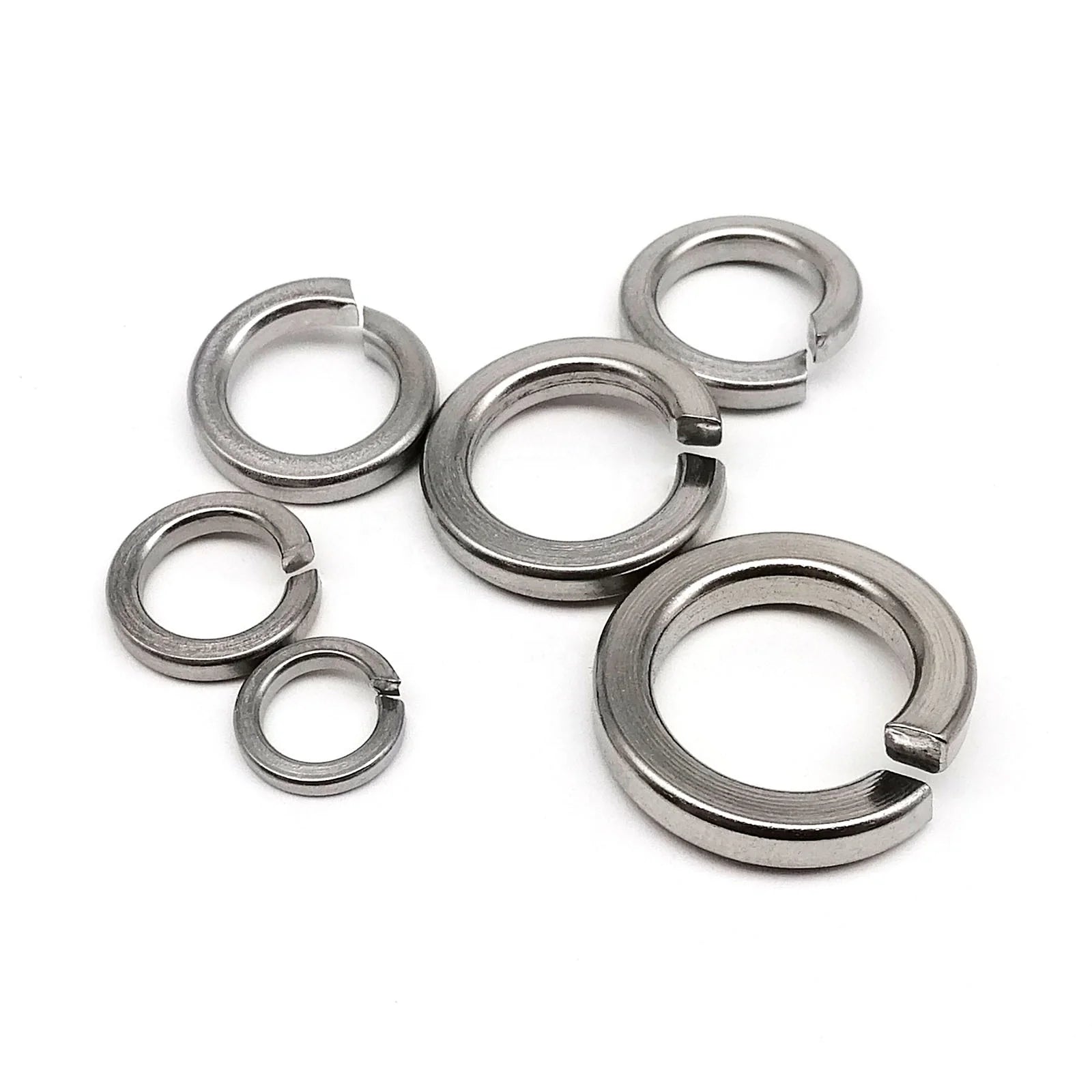 M1.6 M2 M2.5 M3 M4 M5 M6 M8 M10 M12 M14 M16 M24 316 Stainless Steel GB93 Elastic Gasket Ring Split Spring Lock Washer