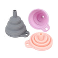 Extra Large Size Food Grade Kitchen Silicone Collapsible Funnel Silicone Foldable Funnel