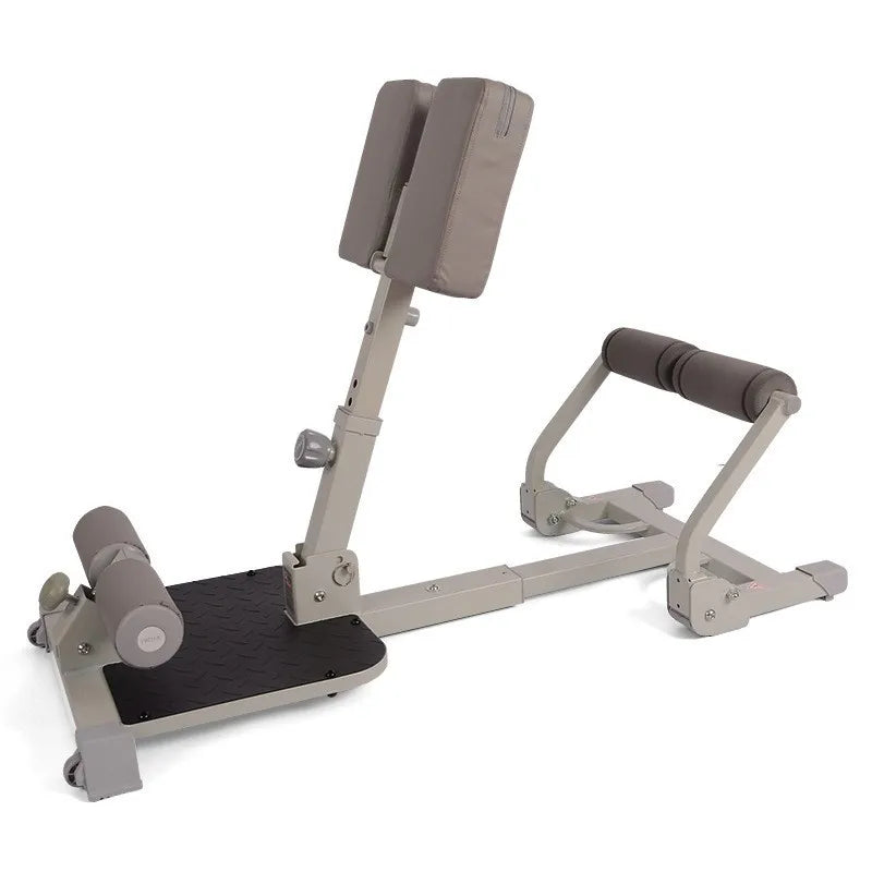 GETFIT Unisex Foldable Squat Device Fitness Bench Multi-Functional Hip Training Adjustable Height 108X47X83Cm Steel/Leather