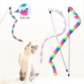 Cat Wand Teaser Toys Pet Springs Interactive Cat Toys for Indoor Cats Kittens Kitty Playing Teaser Stick Toy