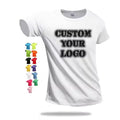Wholesale OEM Custom Print Plain Blank Sublimation 100% Polyester T-shirts White Sport Gym Run Quick Dri Dry-fit Men t Shirts